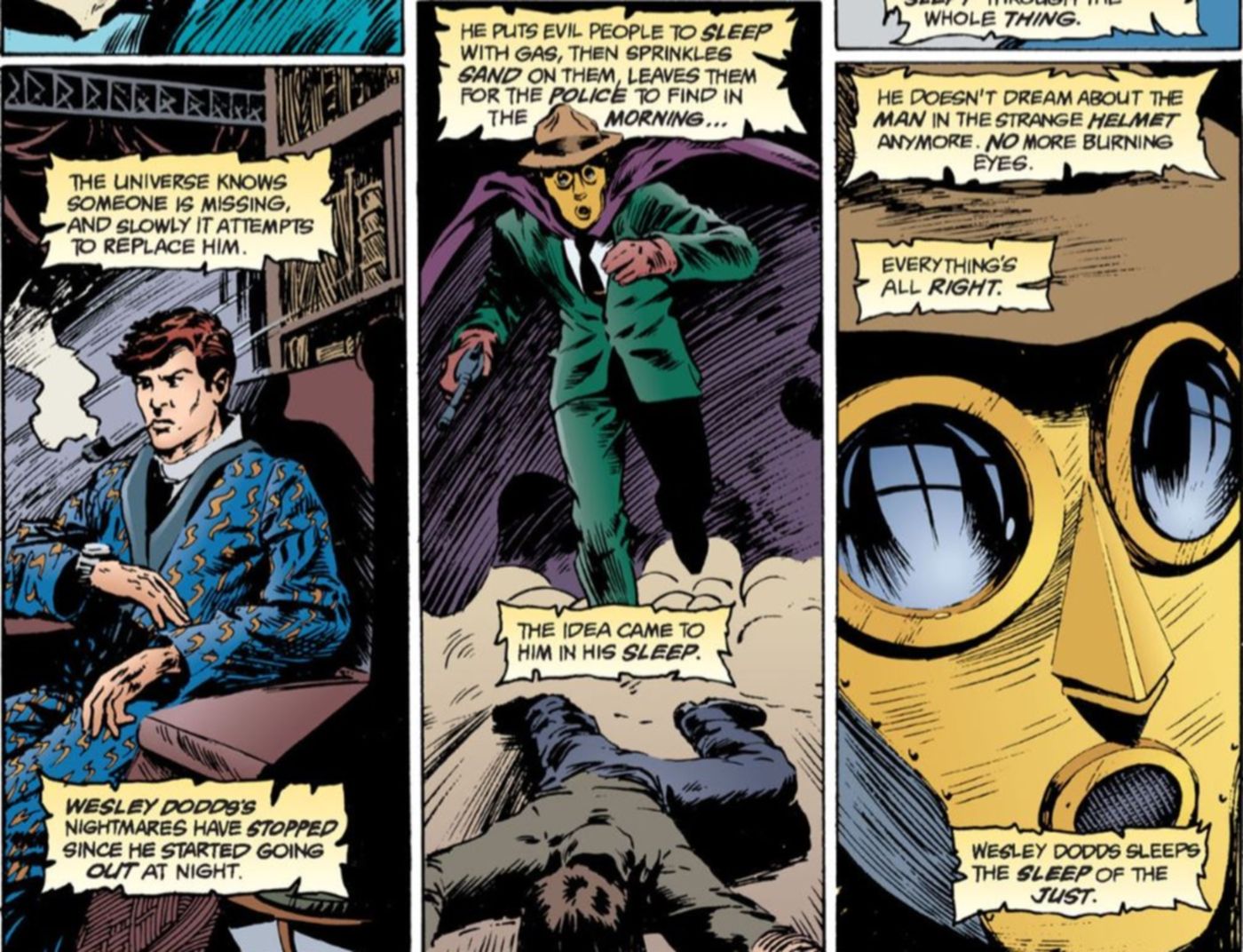 Sandman and Wesley Dodds DC Comics