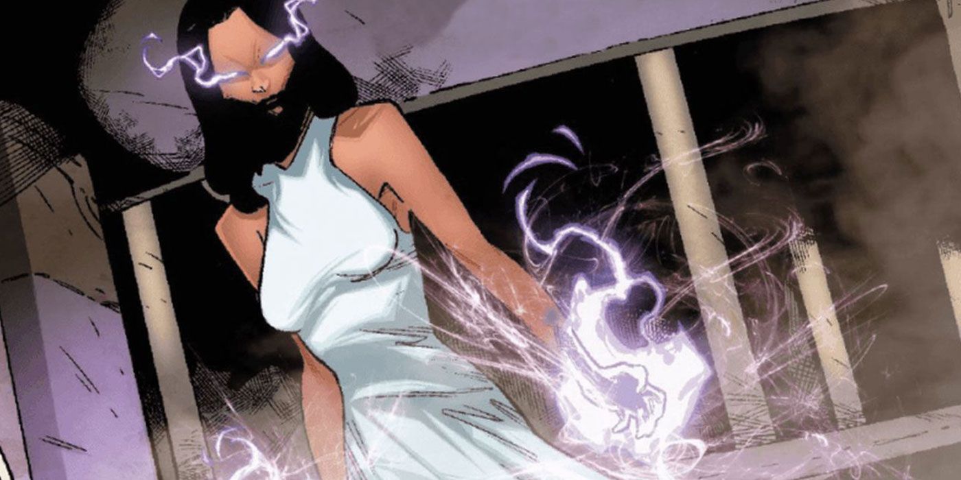 Sera harnessing her powers in Marvel comics