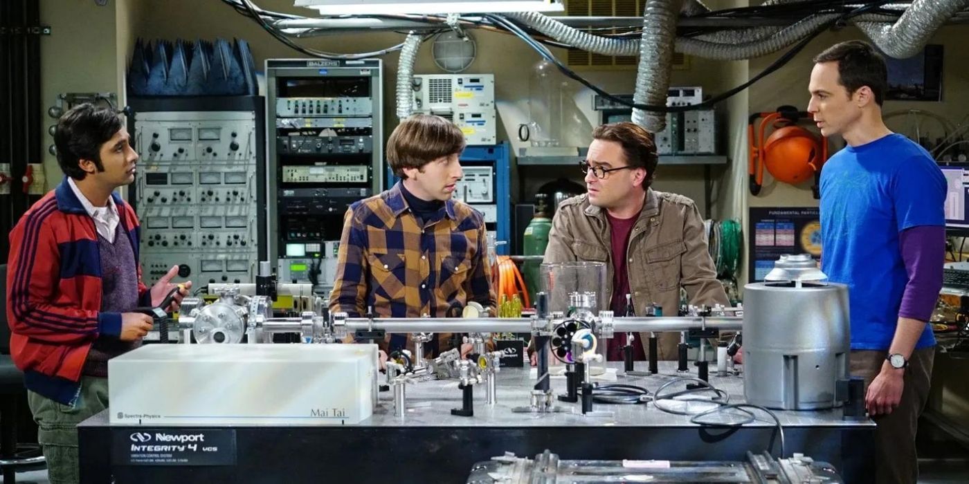 Sheldon and co in the lab on TBBT