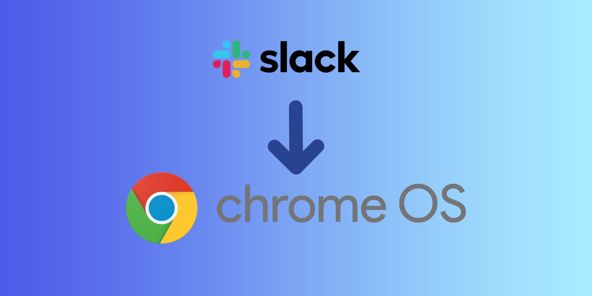 The Slack android app isn't available on Chrome OS