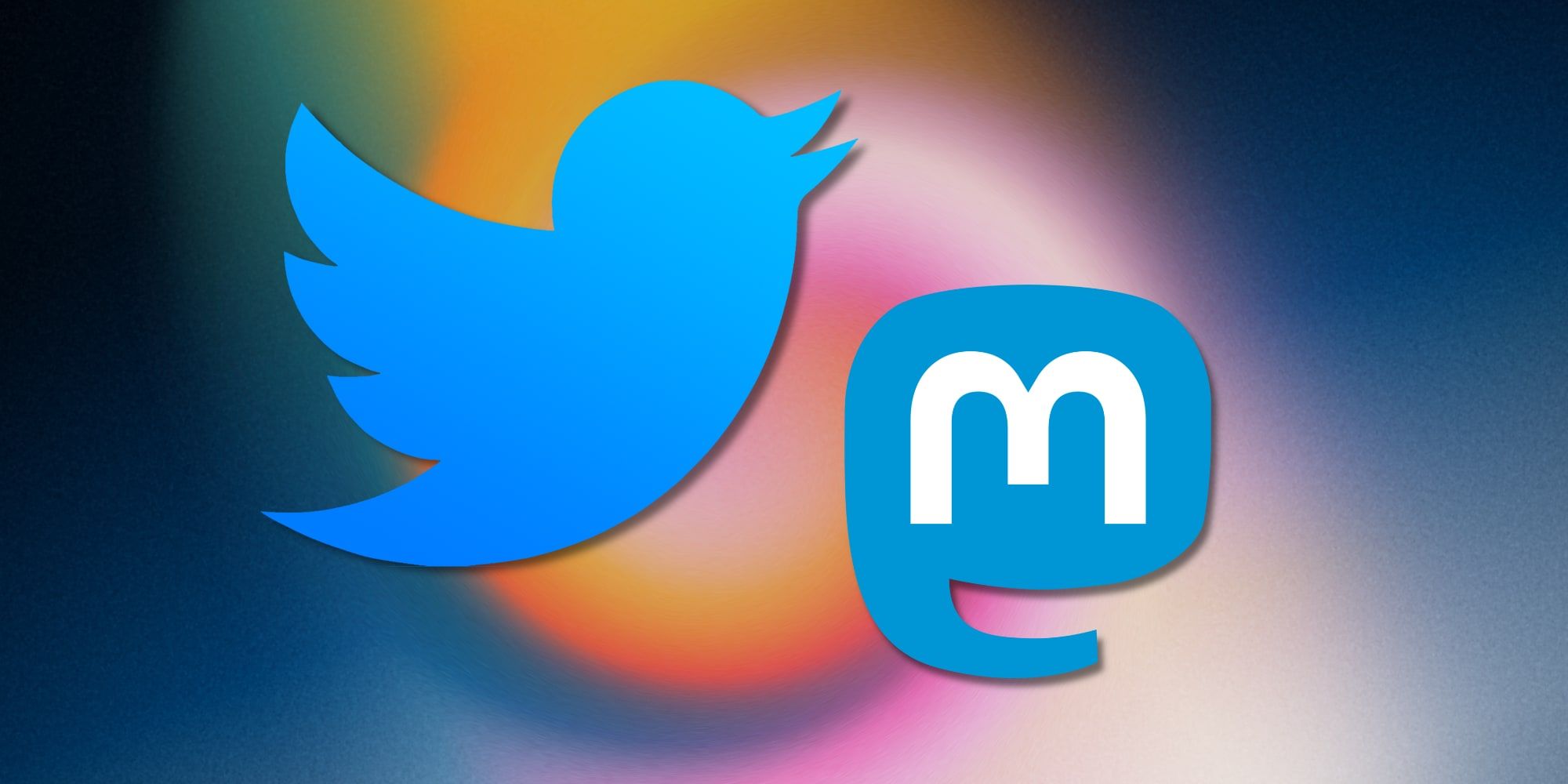 Social Media Twitter Mastodon Logos