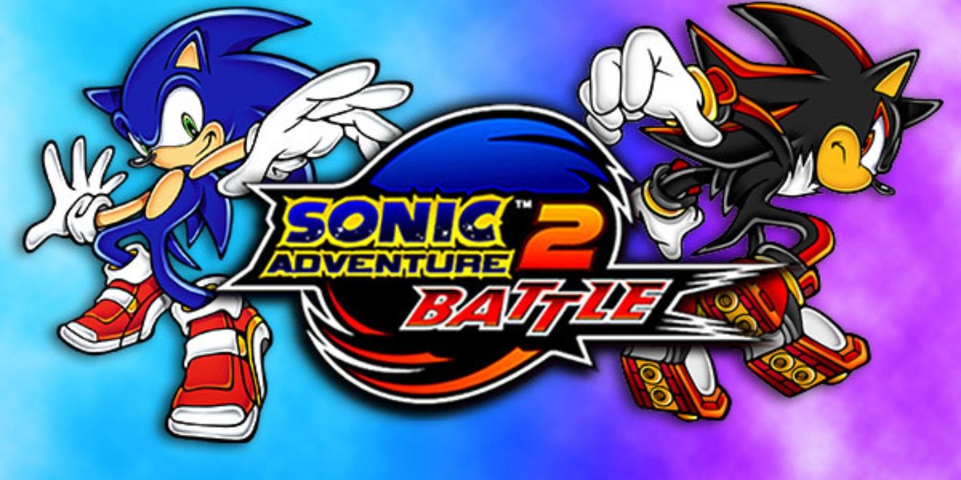 Sonic and Shadow the Hedgehog in Adventure 2: Battle promo art.