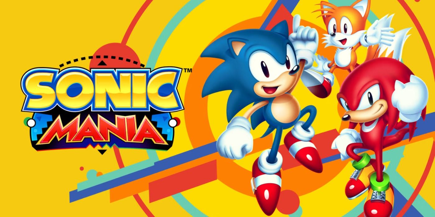 Sonic Mania promo art featuring Sonic, Tails, and Knuckles