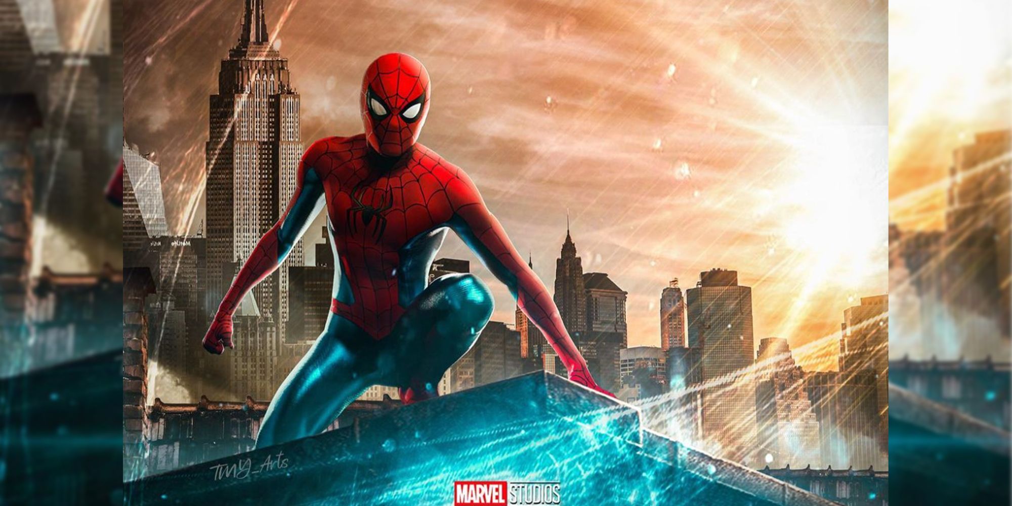 Spider-Man 4 Tom Holland Fan Poster Cropped