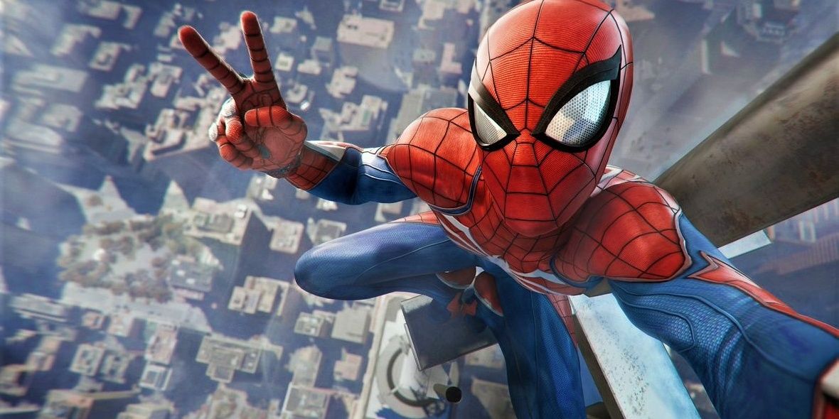 Spider-Man taking a selfie