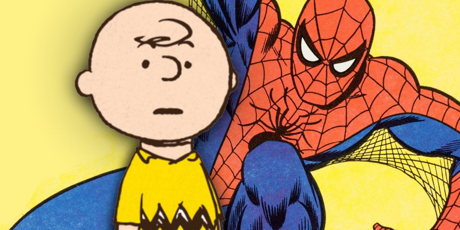 Spider-Man once saved Charlie Brown from Lucy.