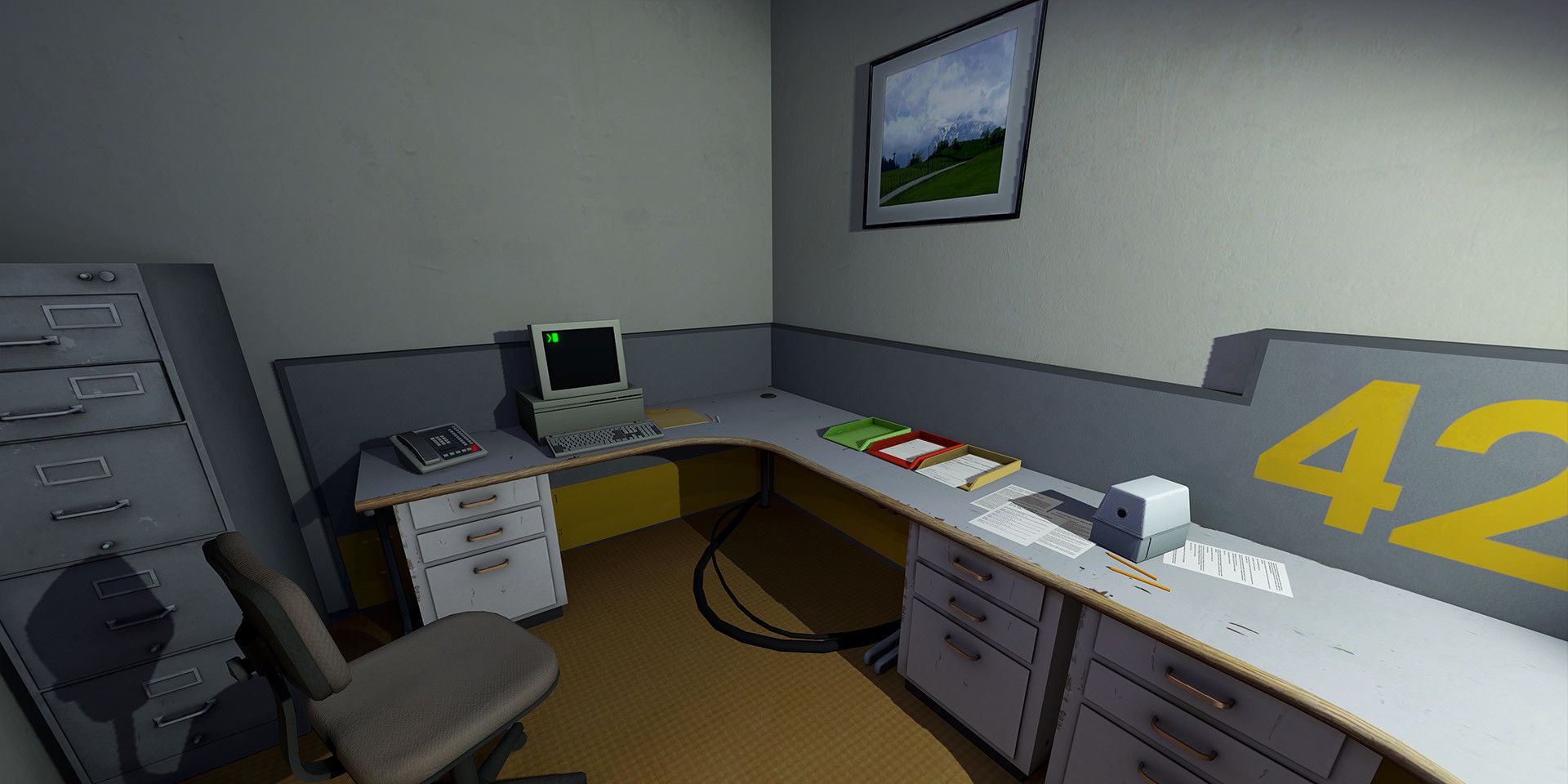 Stanley Parable Desk Screenshot