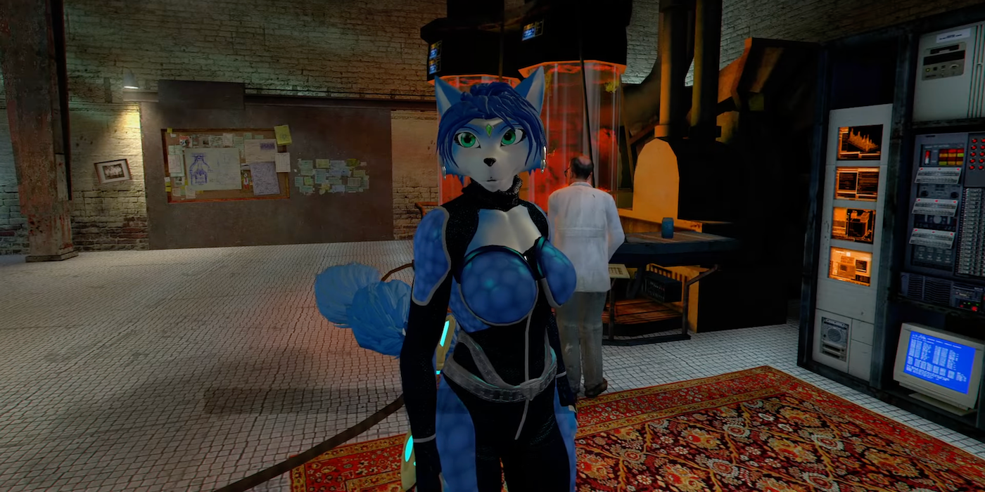 Half-Life 2 Alyx Mod Features Star Fox's Krystal With Original Voice Actor