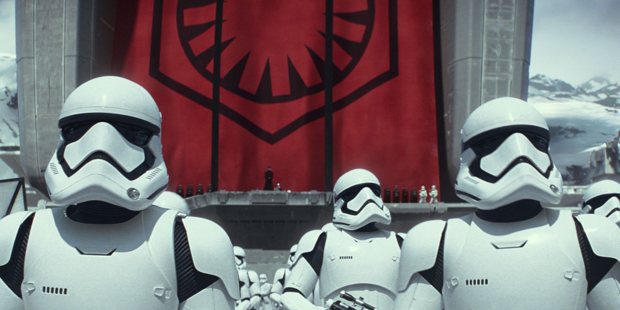 Stormtroopers with the First Order in Star Wars