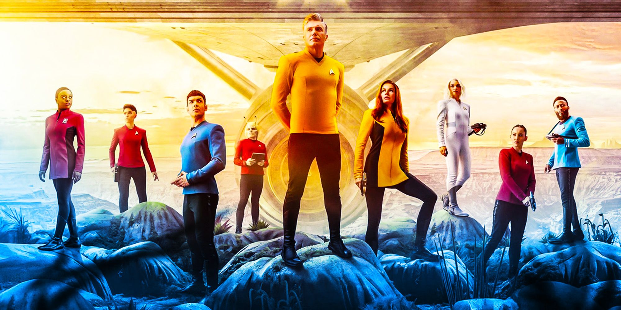 The cast of Star Trek: Strange New Worlds season 1. 