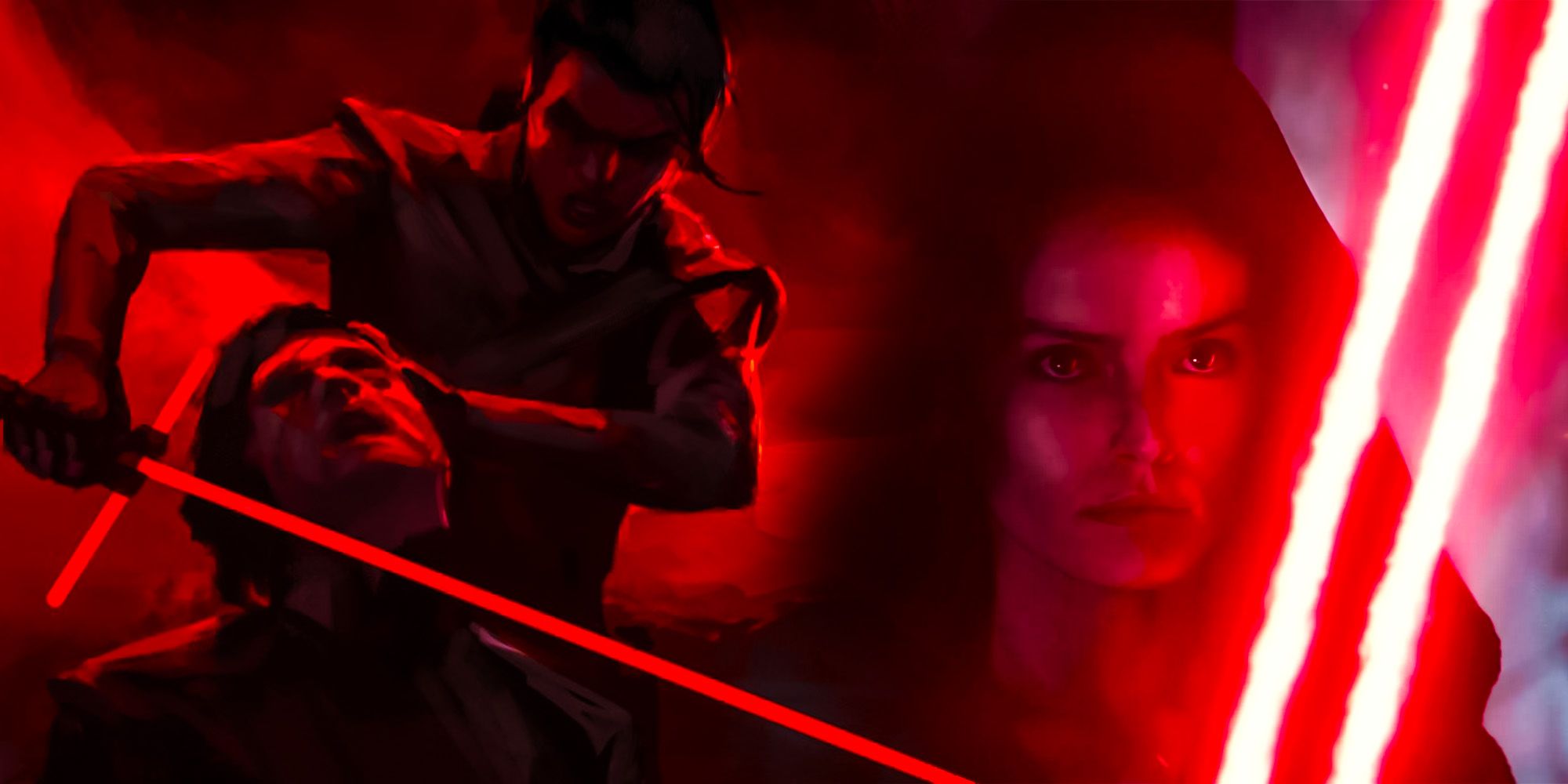 Star wars rise of skywalker concept art wasted dark rey