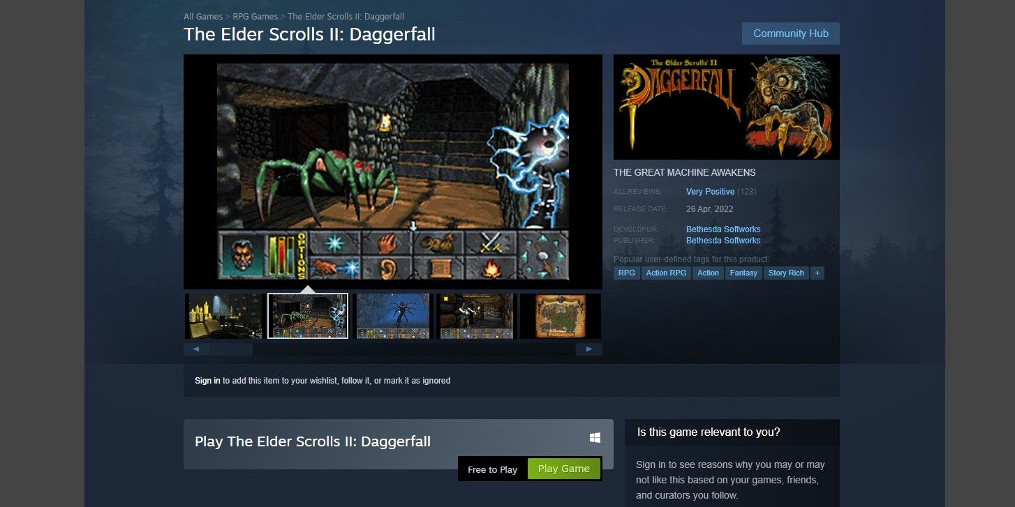 Classic Elder Scrolls Games Now Available On Steam For Free