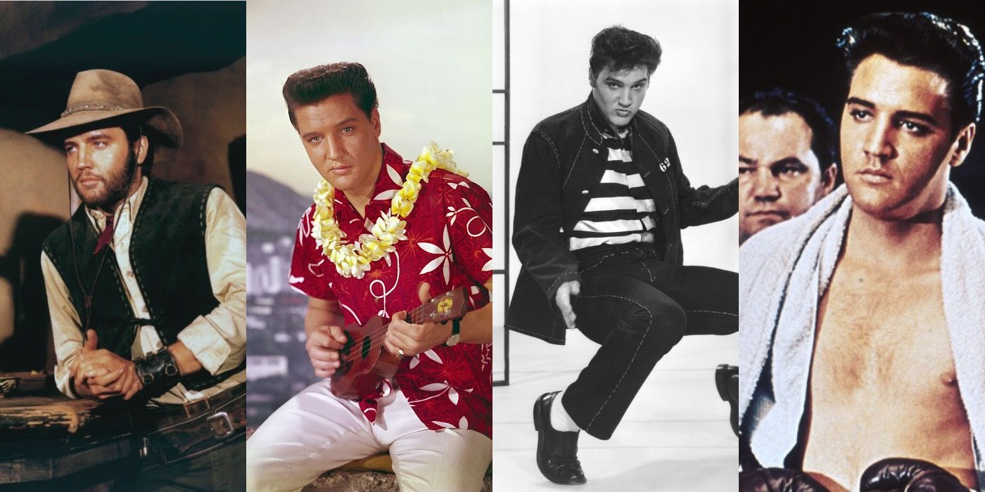 Stills of various characters from Elvis movies