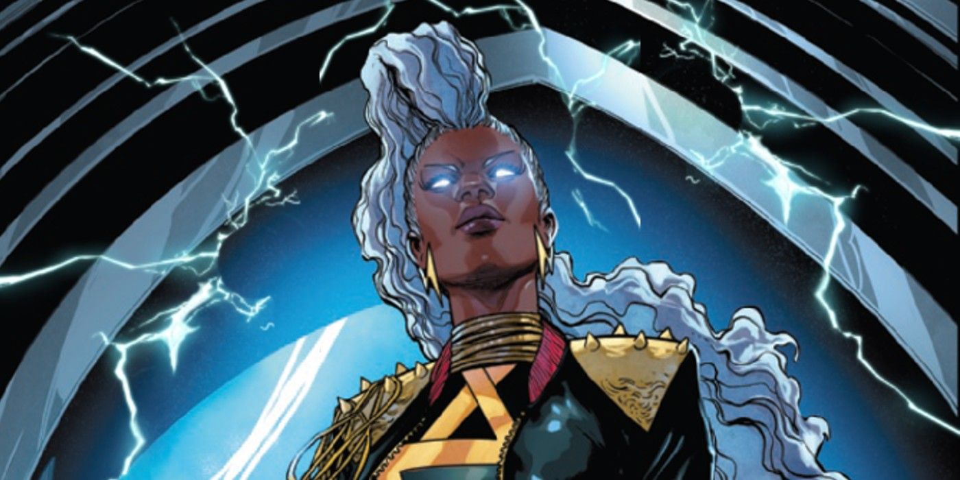 Storm Ororo X Men Red 1 New Outfit Lightning Behind Featured Image