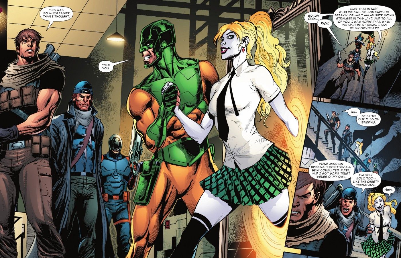 UFFICIALE DC COMICS SQUADRA suicida Harley Quinn tutto stampa cordino Nuovo Di Zecca 