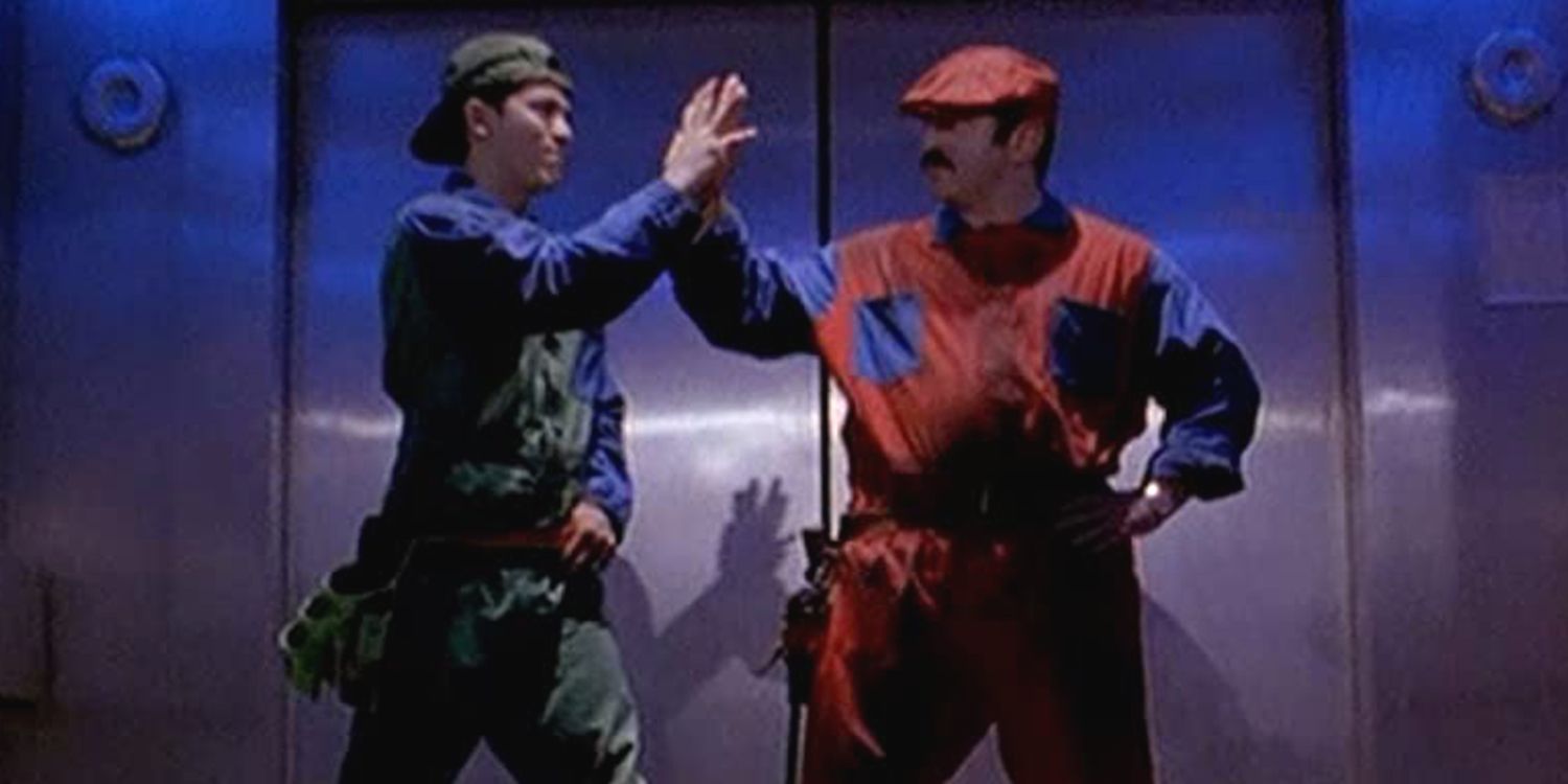 John Leguizamo and Bob Hoskins In Super Mario Bros.