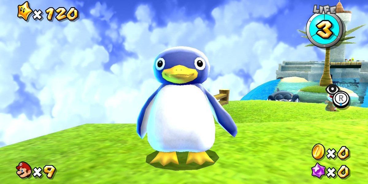 Penguin in Super Mario Galaxy
