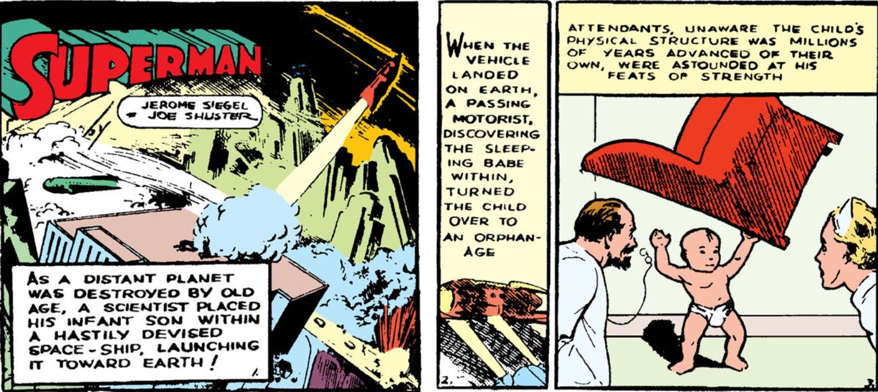 Superman Origin Action Comics DC