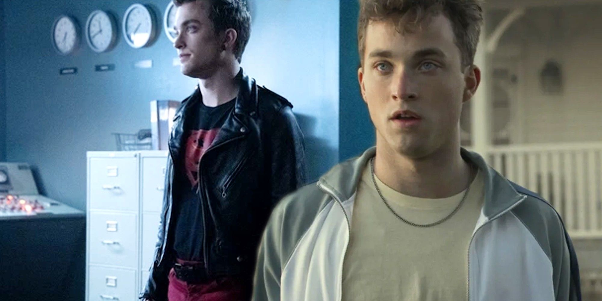 Superman and Lois Season 2 Jordan Elsass as Jonathan Kent and Bizarro Jonathan