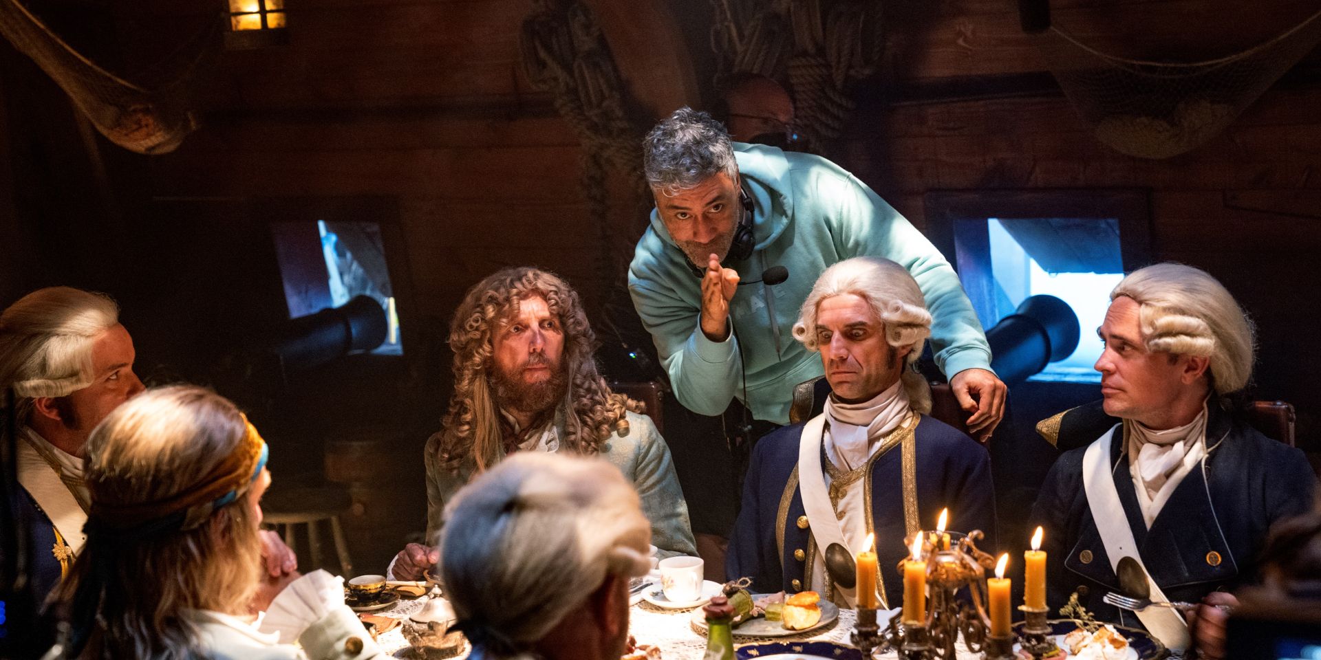 our-flag-means-death-bts-images-show-taika-waititi-directing-episode-1