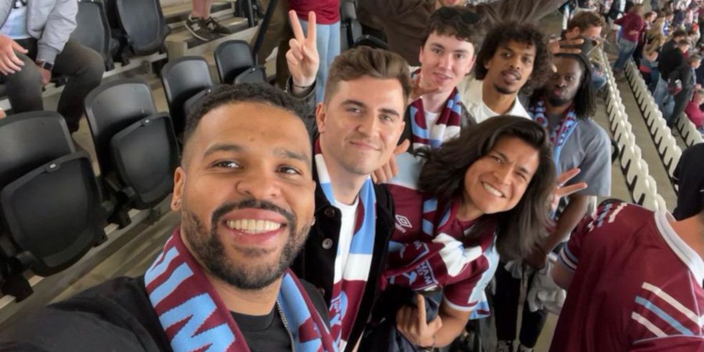 Ted Lasso Cast Visit Real Life West Ham In BTS Photo