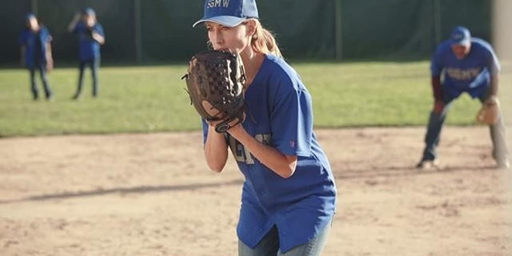 Teddy Altman playing baseball in Grey&rsquo;s Anatomy