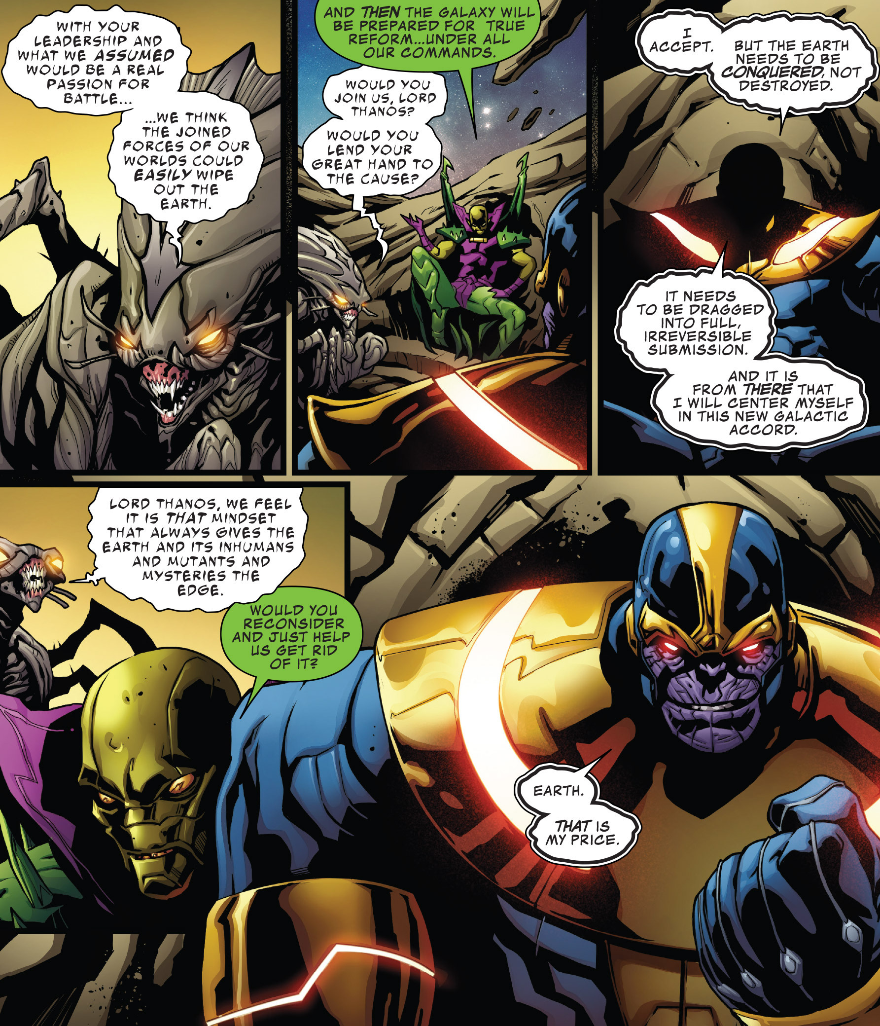 Thanos guardians of the galaxy annihilus brood