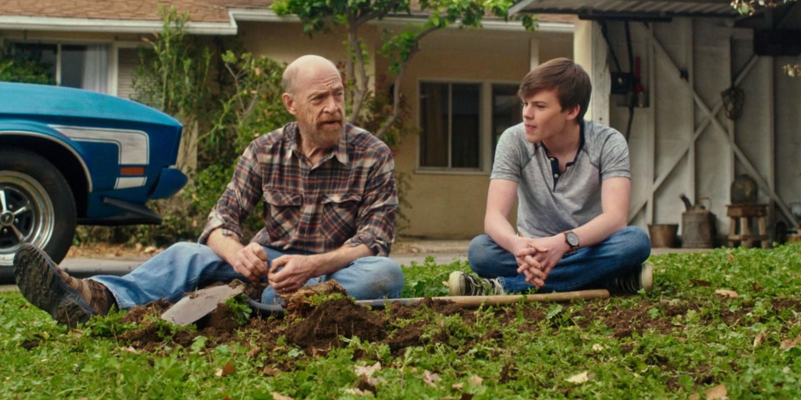 J.K. Simmons and Josh Wiggins in The Bachelors