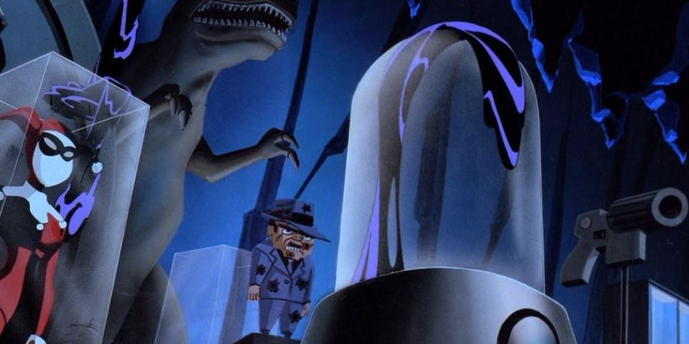 Batman trophies as seen in Batman Beyond