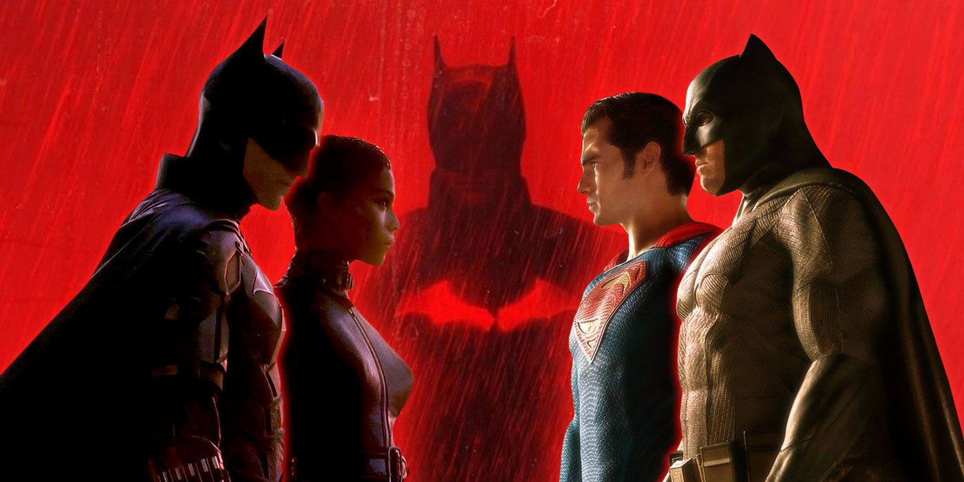 The Batman characters face off against DCEU characters.