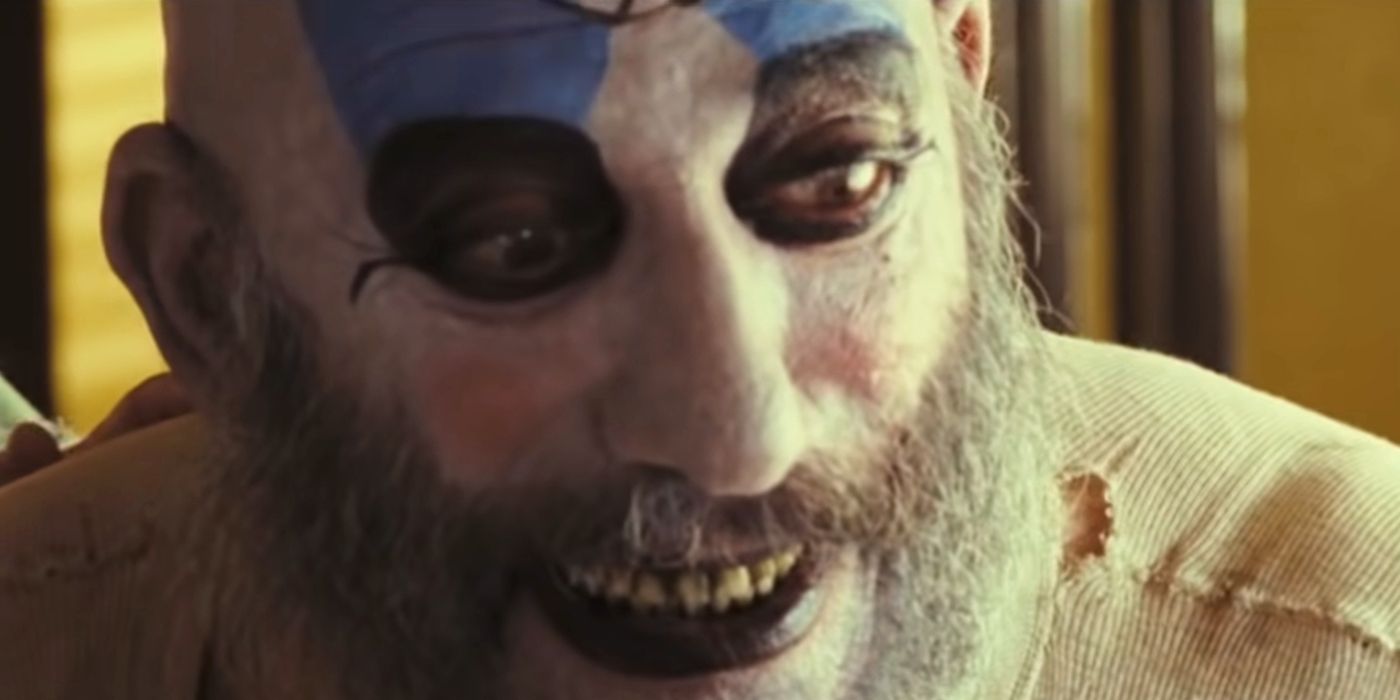 Captain Spaulding talks animatedly from The Devil's Rejects 
