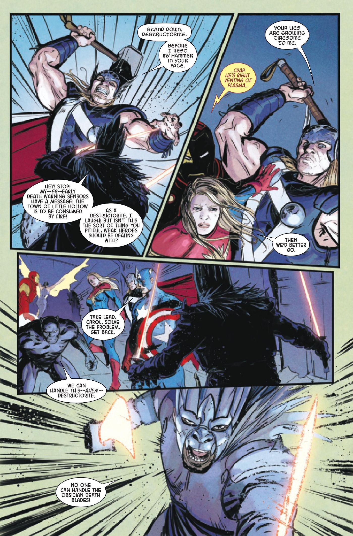 The Eternal Kingo faces the Avengers