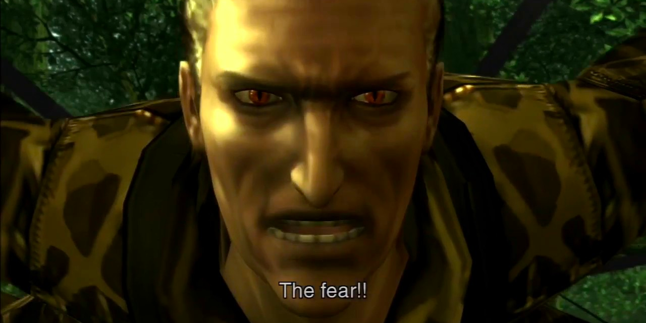 Closeup of The Fear in Metal Gear