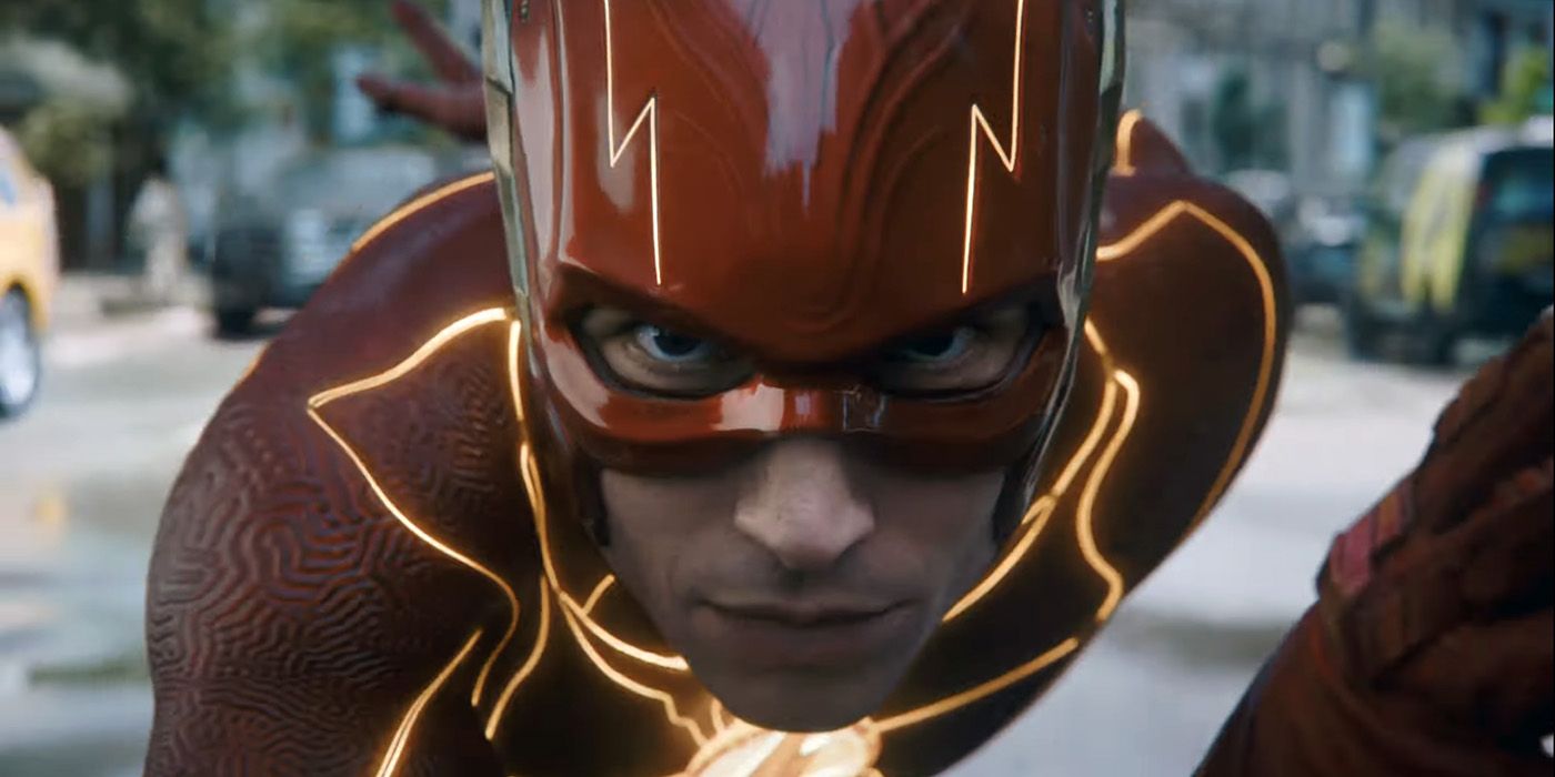 The Flash preparing to run