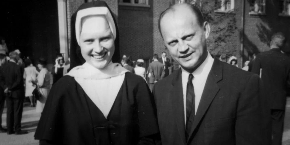 A historical photograph go Sister Catherine Cesnik in The Keepers