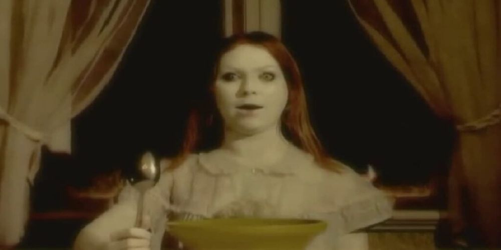A still from the creepy YouTube video &quot;Dining Room or There Is Nothing.&quot;