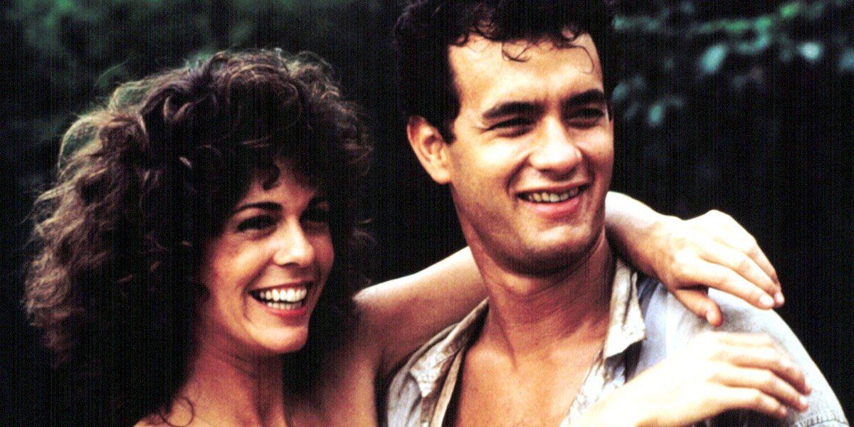Tom Hanks &amp; Rita Wilson hugging each other in a movie