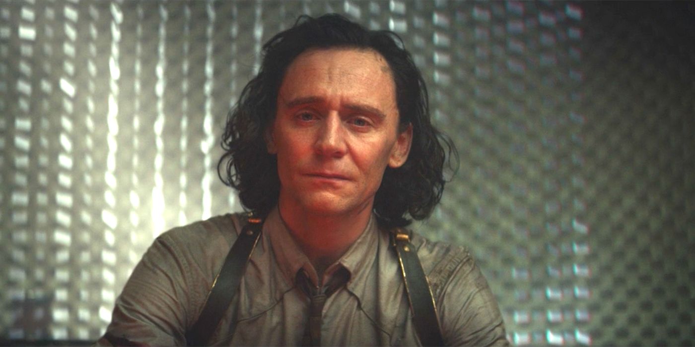 Tom Hiddleston appears sad in Loki streaming series.