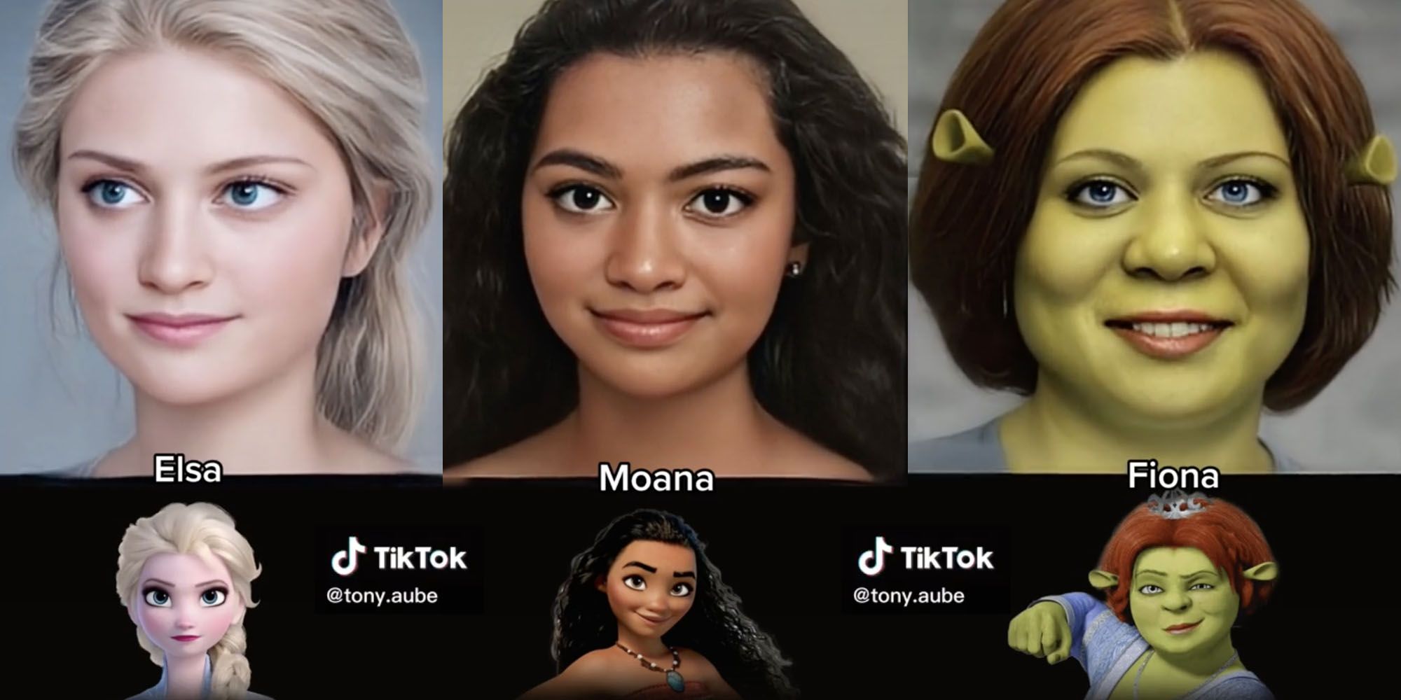 Disney Princesses in Real Life Imagined With AI in TikTok Video