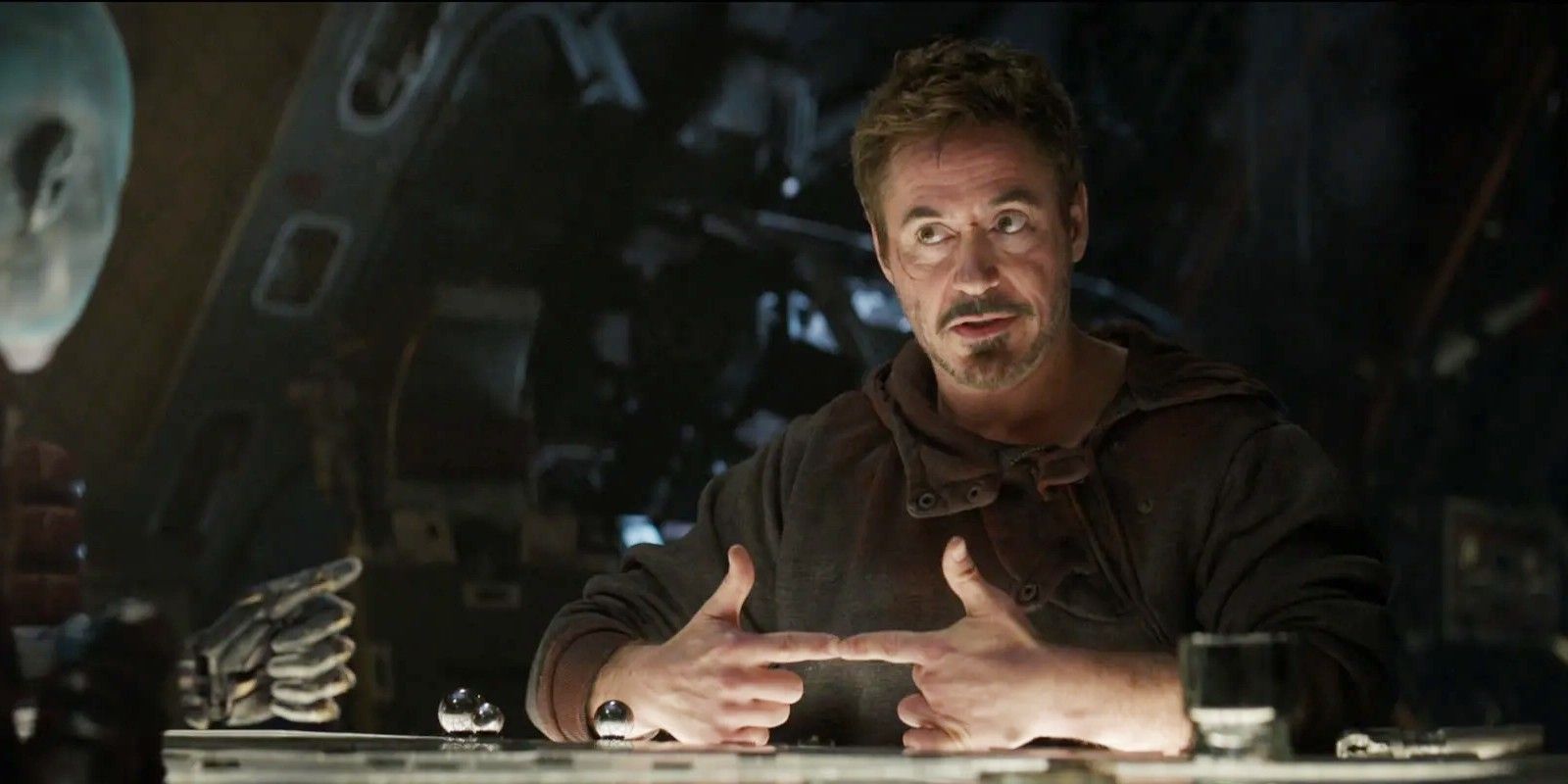 Tony Stark and Nebula in Avengers Endgame