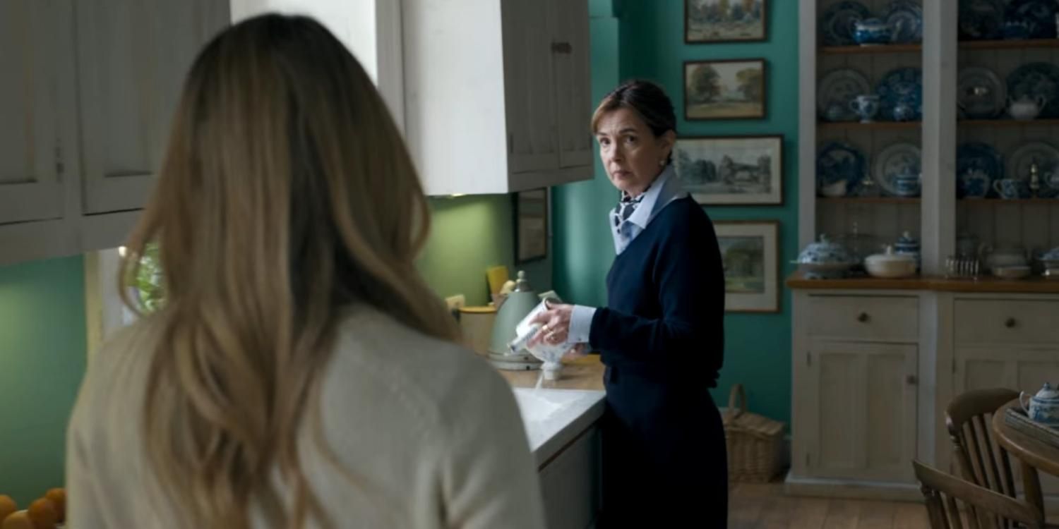 Tuppence talking to Sophie in Anatomy of a Scandal