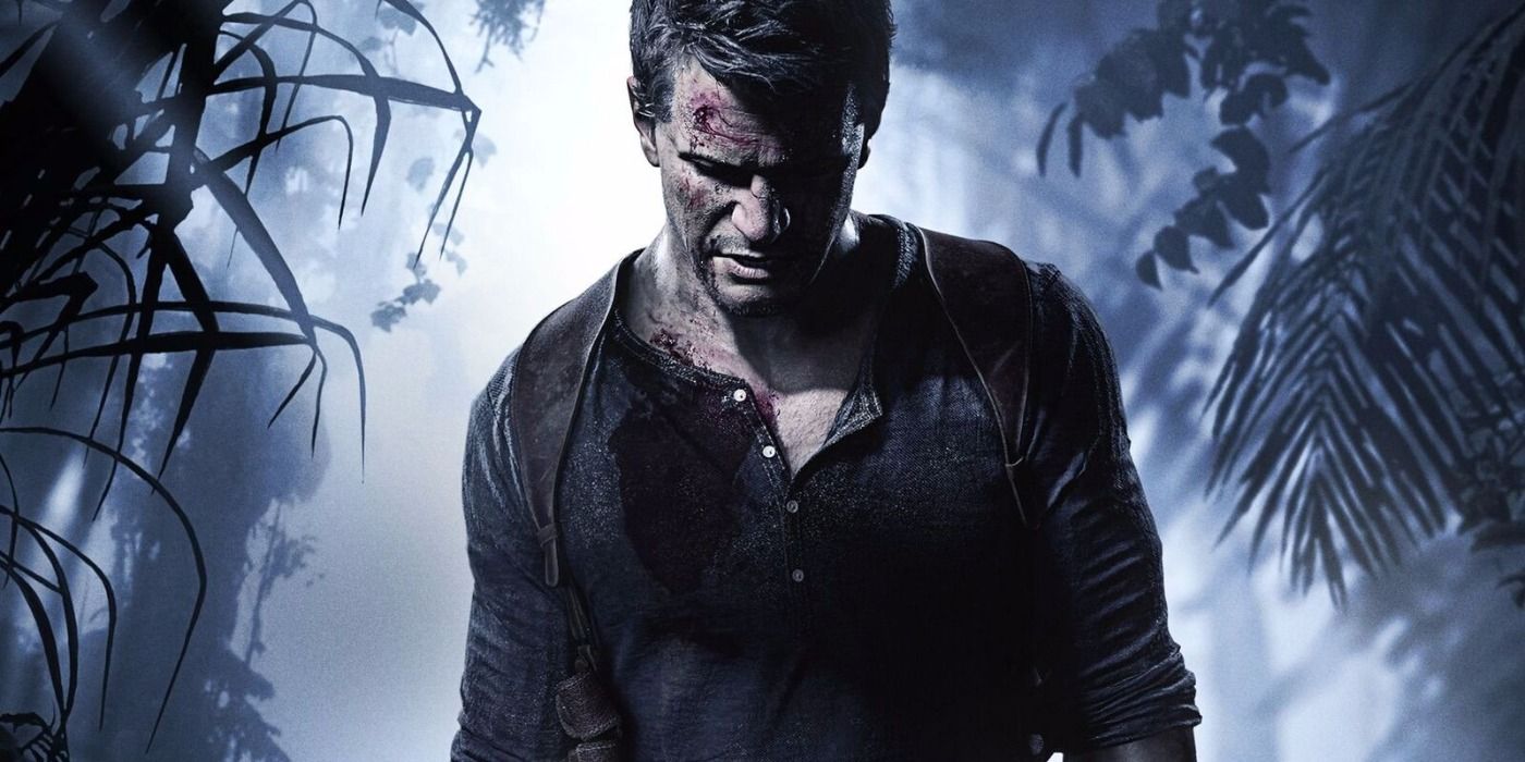 Nathan Drake in promo art for Uncharted 4