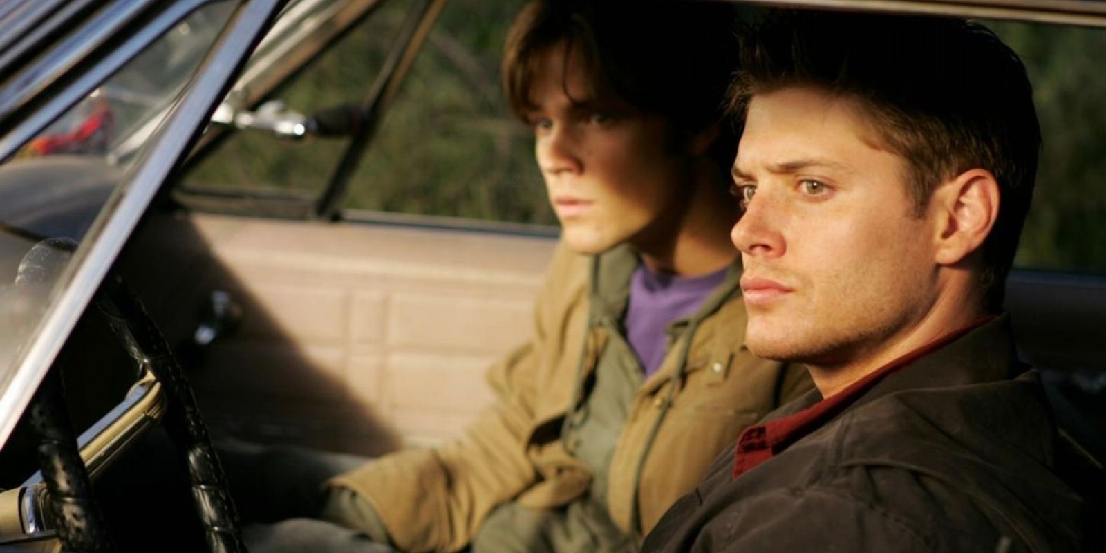 Dean and Sam in car during the pilot