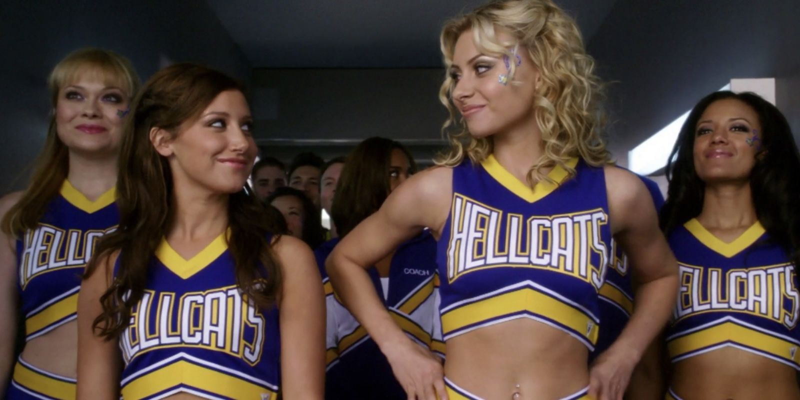 Hellcats cheerleaders in uniform