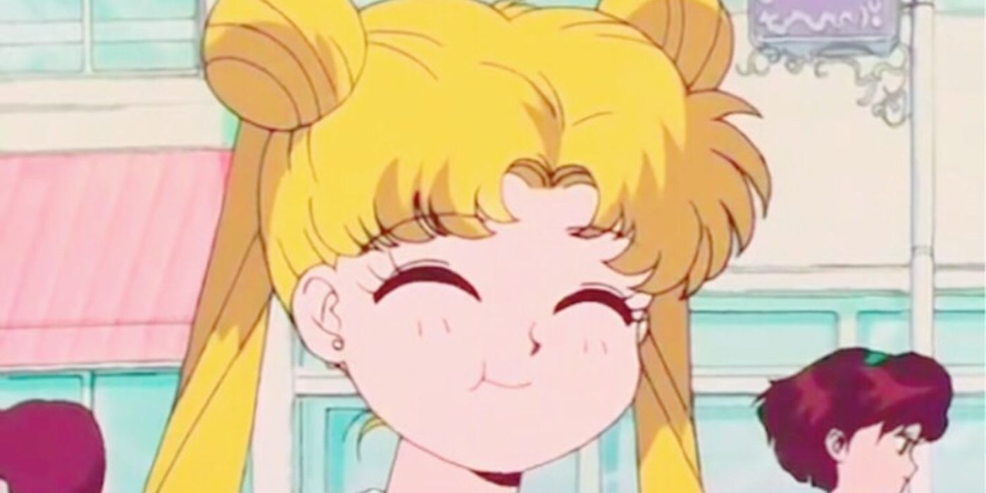 Usagi Tsukino smiling in Sailor Moon