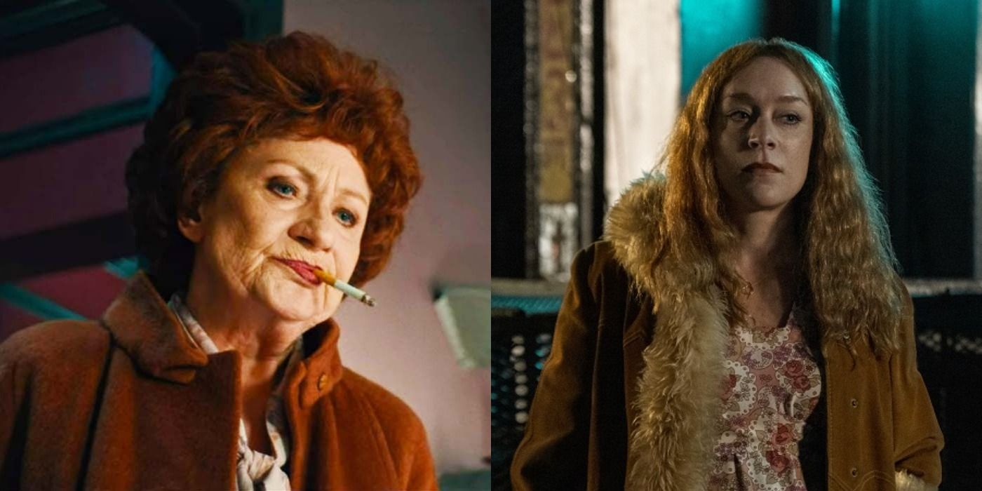 A split image of Vera and Nora in Russian Doll.