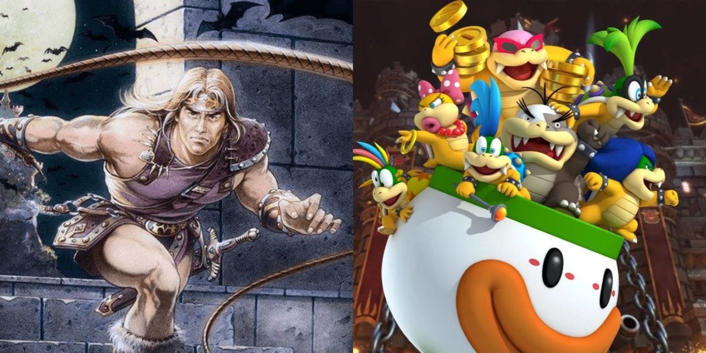 The Belmonts and the Koopalings representing famous gaming families