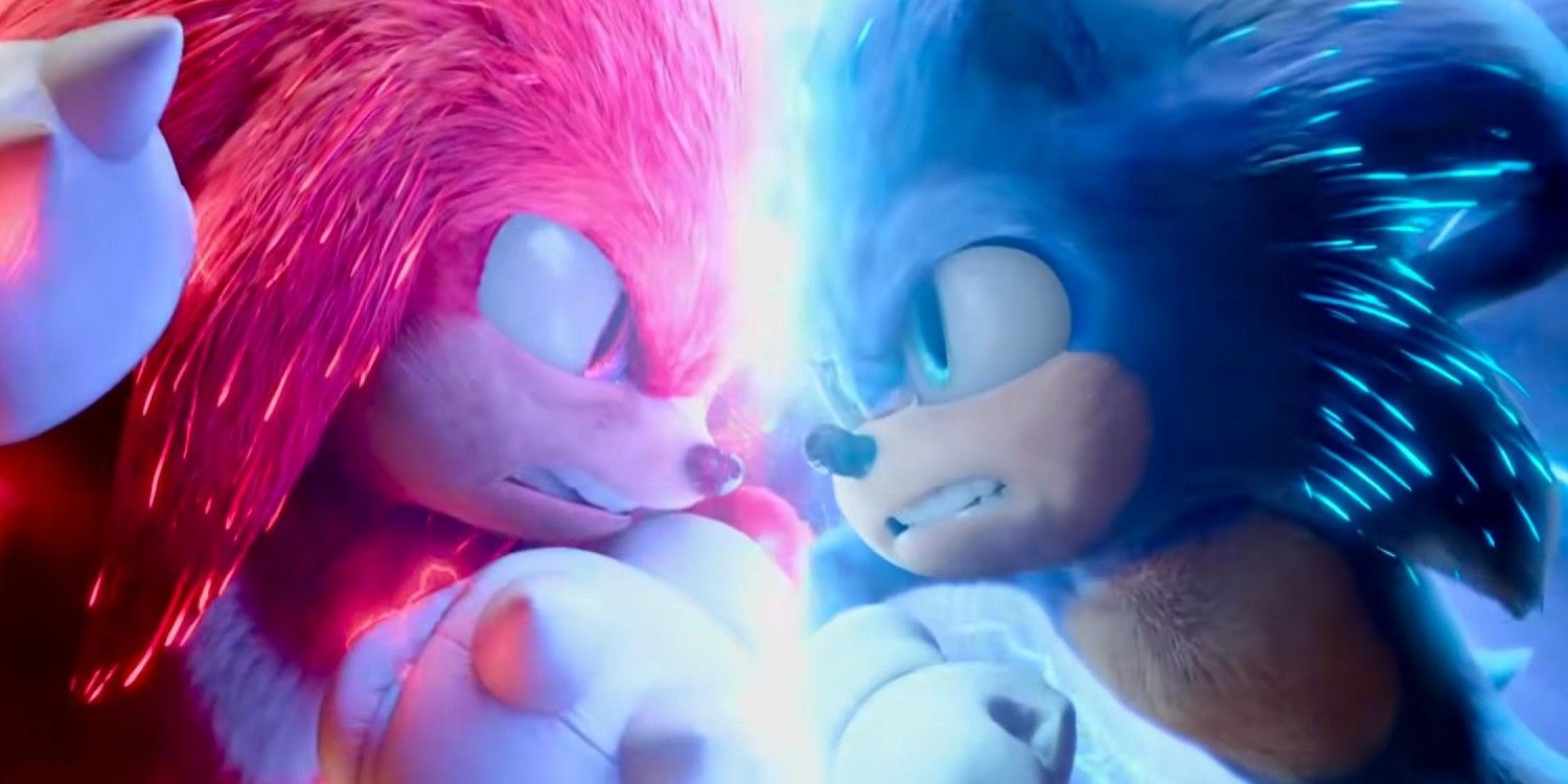 Voices of Idris Elba and Ben Schwartz in Sonic the Hedgehog 2