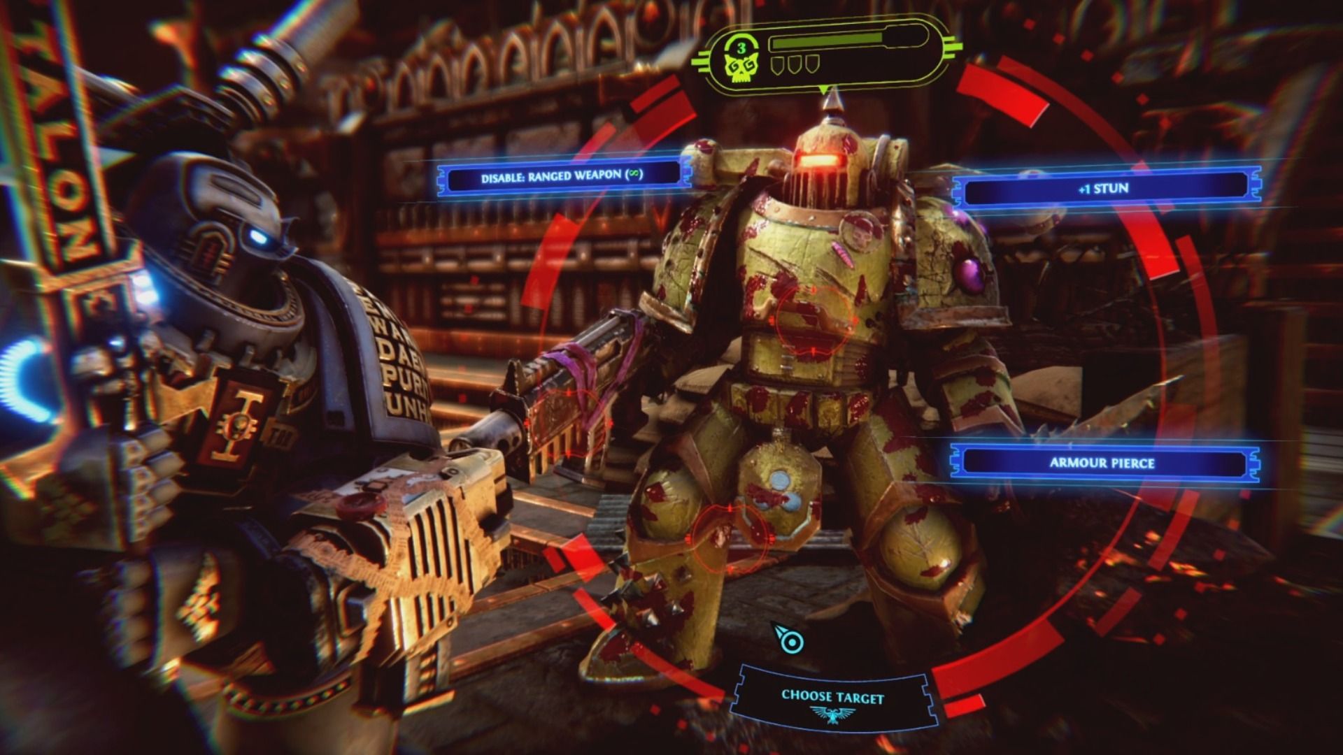 Warhammer 40K Daemonhunters Melee Wheel