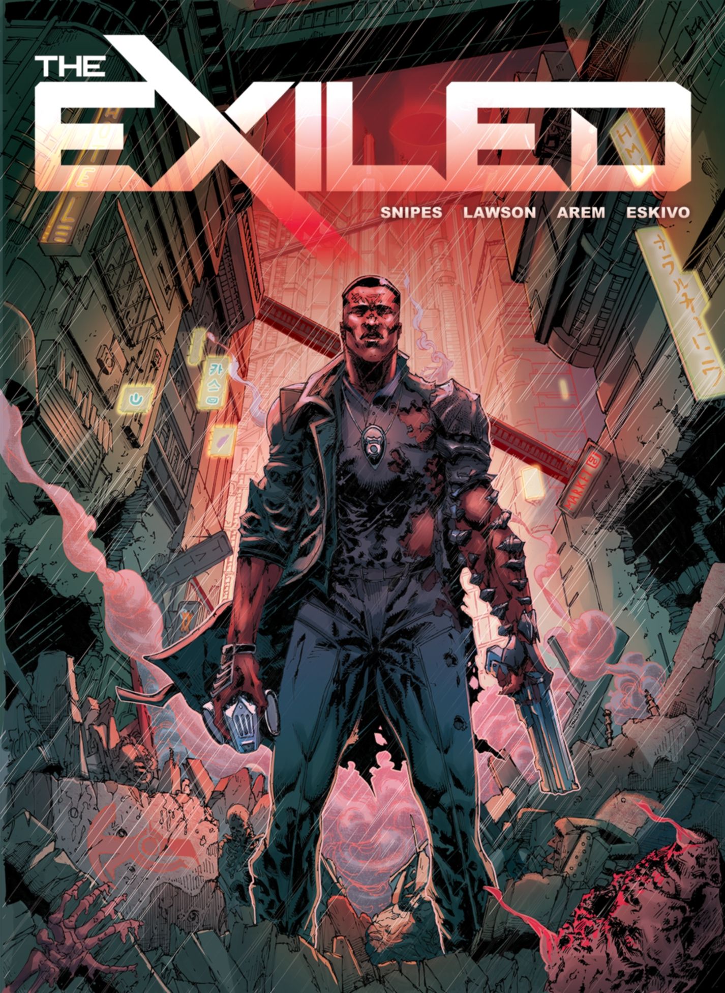 Wesley Snipes The Exiled Graphic Novel Cover